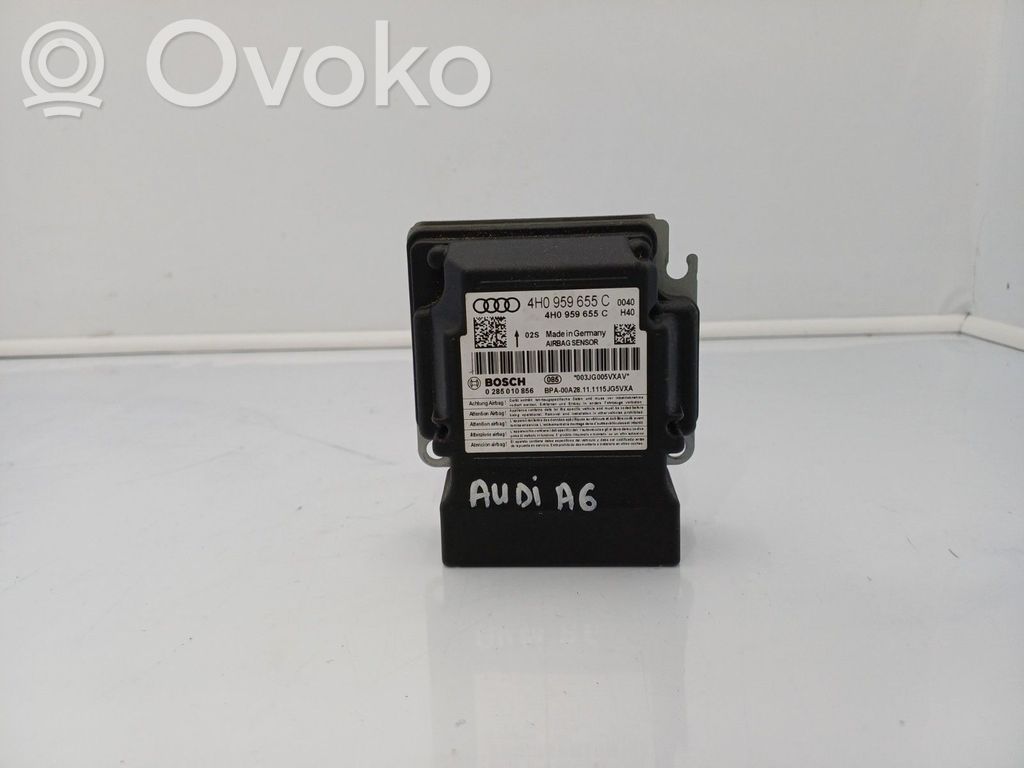 Airbag control unit/module   4H0959655C,0285010856