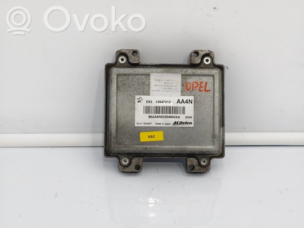 Opel Meriva B Engine control unit/module ECU 