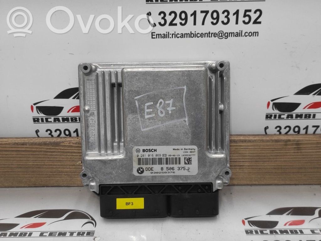 BMW 1 E81 E87 Unitate control motor/modul ECU 