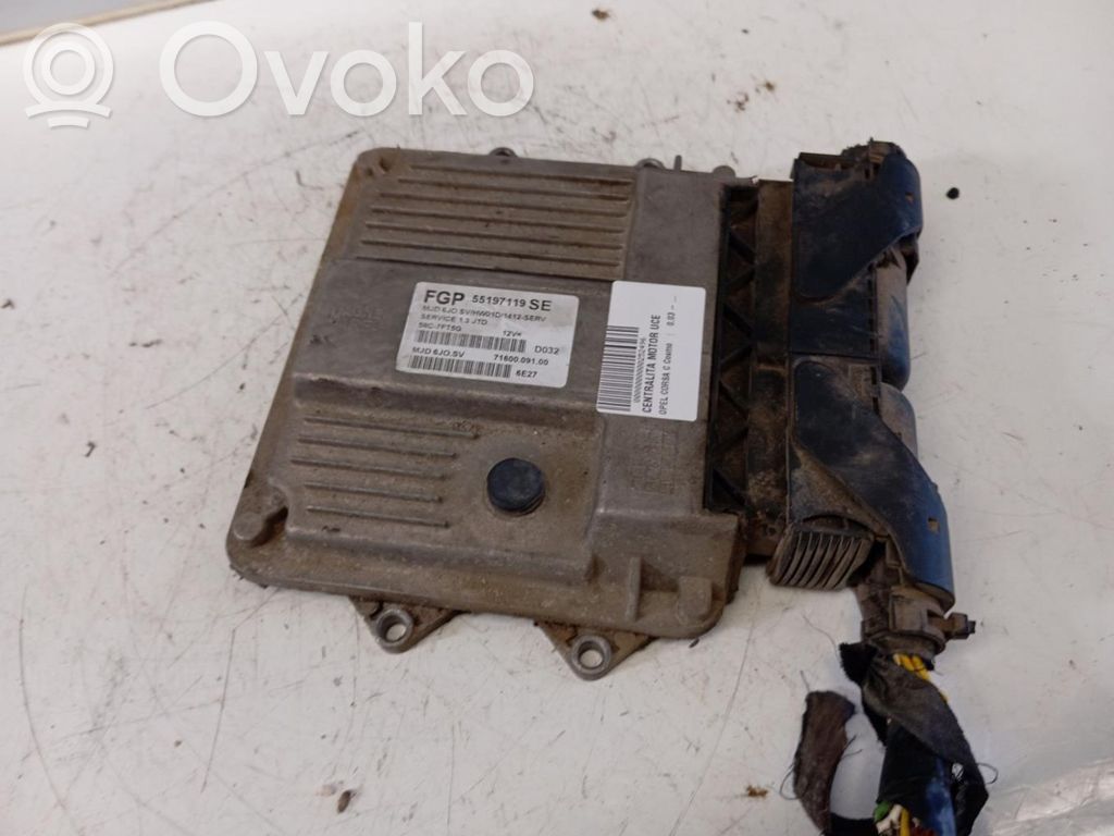 Opel Corsa C Engine control unit/module ECU 