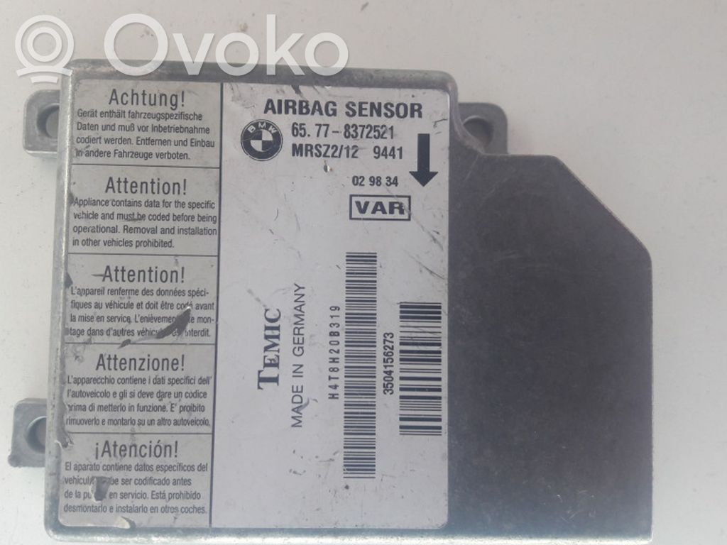 BMW 5 E39 Airbag control unit/module 