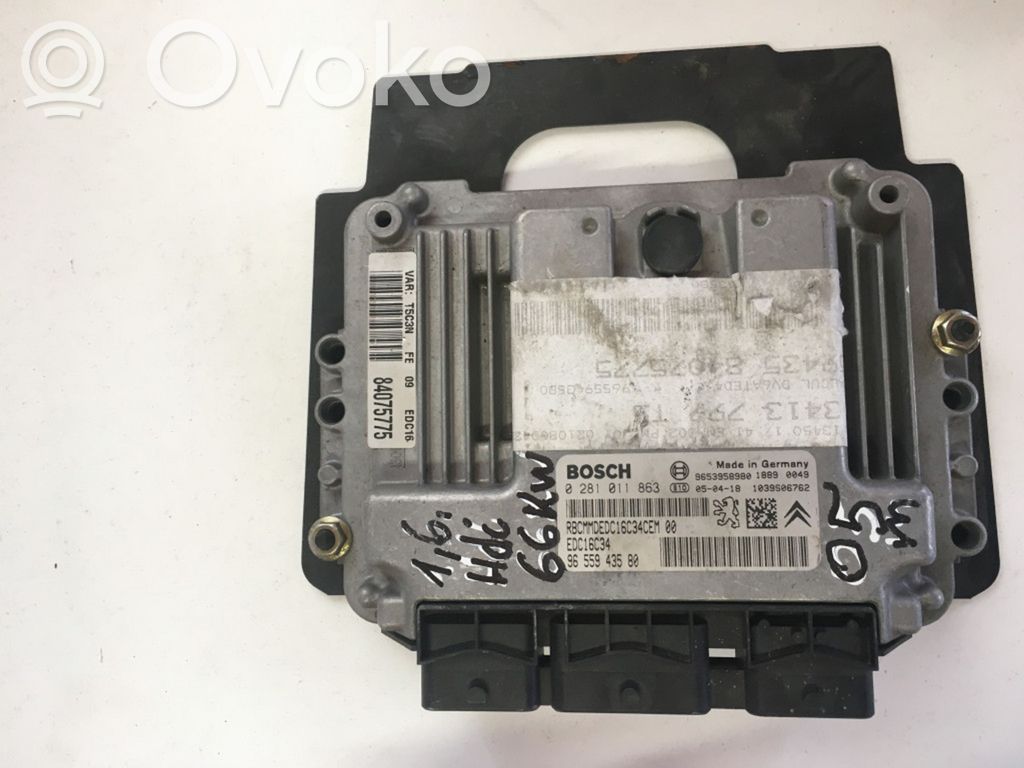 Peugeot 307 Engine control unit/module 