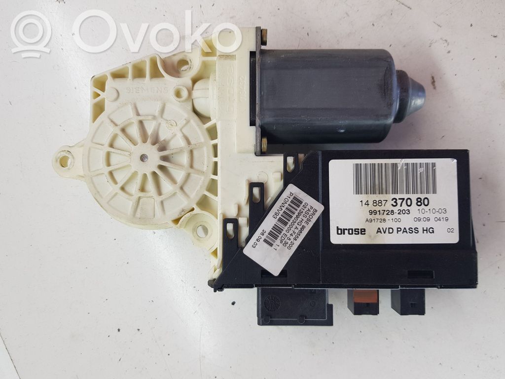Citroen C8 Silnik regulatora szyby drzwi przednich 