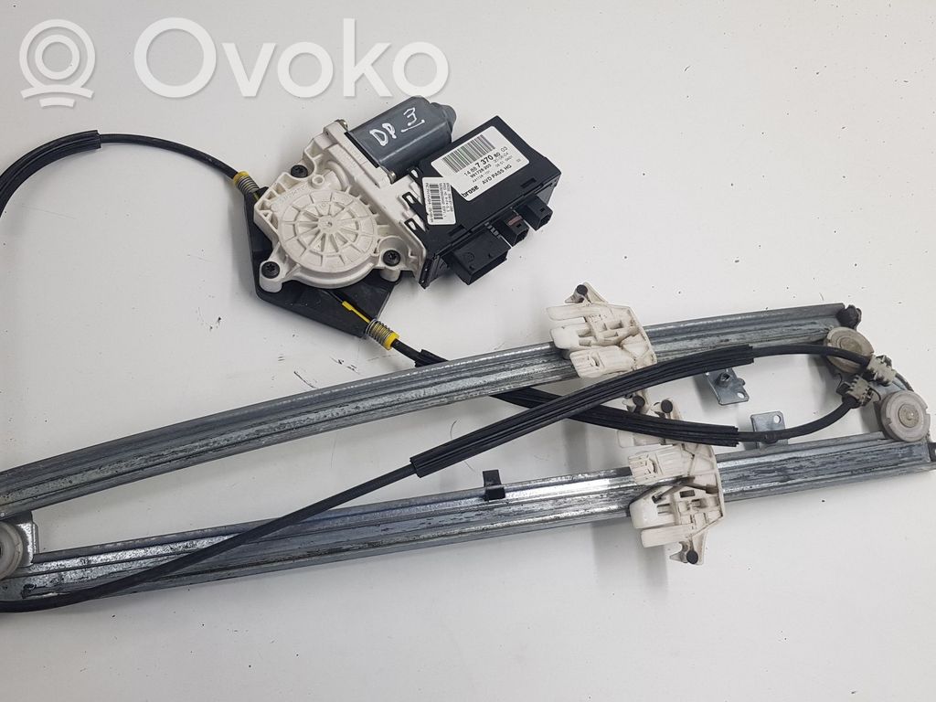 Peugeot 807 Front door window regulator with motor 