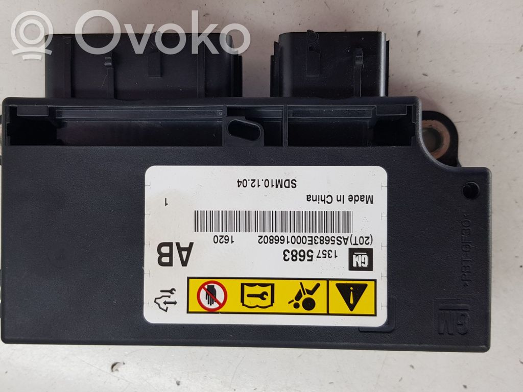 Opel Astra J Airbag control unit/module 