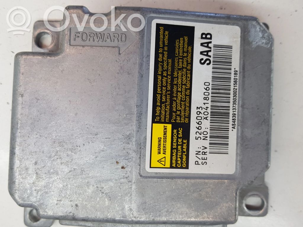 Saab 9-5 Airbag control unit/module 
