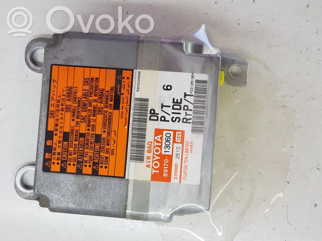 Toyota Corolla Verso E121 Airbag control unit/module 