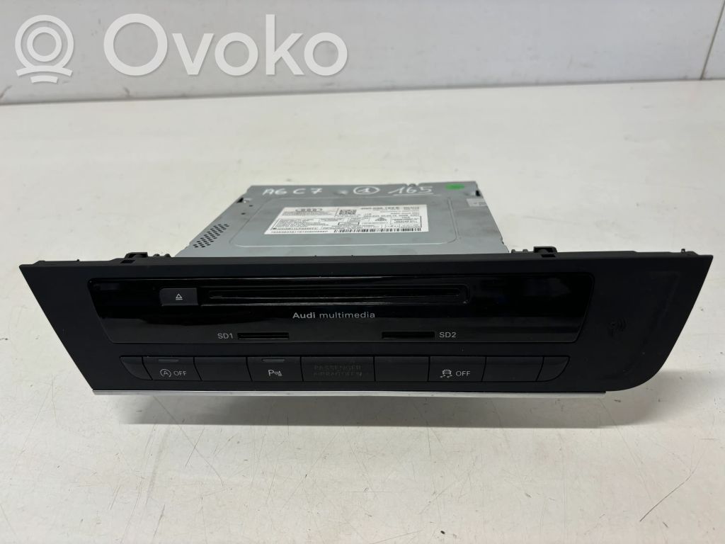 Audi A6 S6 C7 4G Panel / Radioodtwarzacz CD/DVD/GPS 