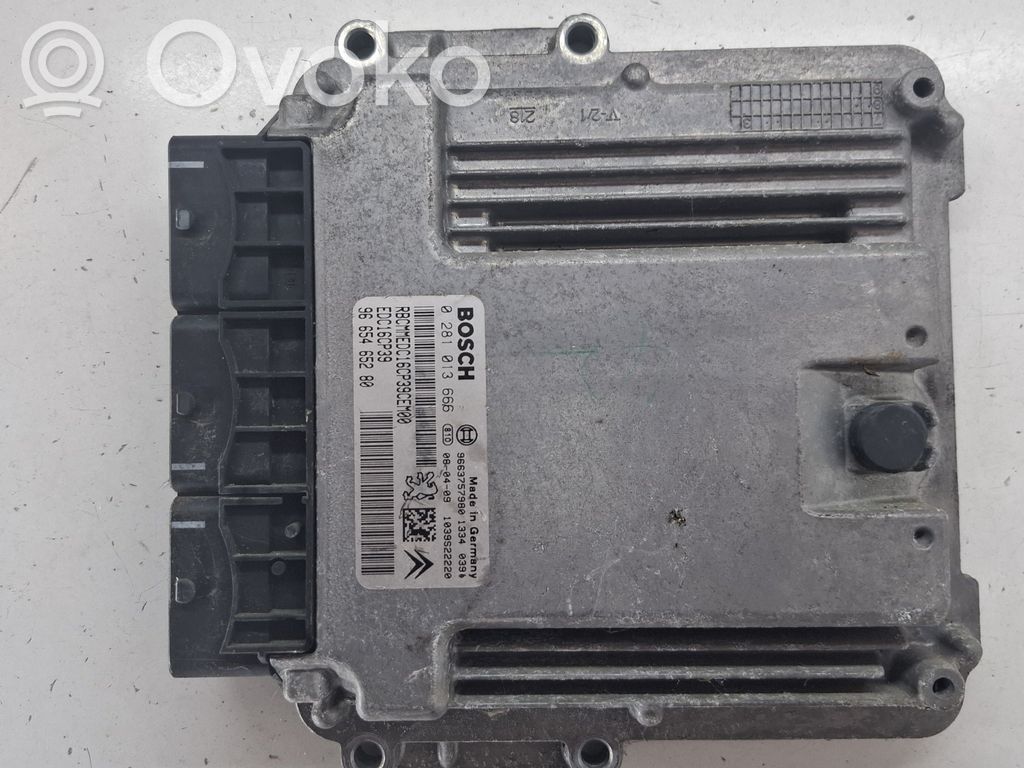 Citroen C-Crosser Engine control unit/module 