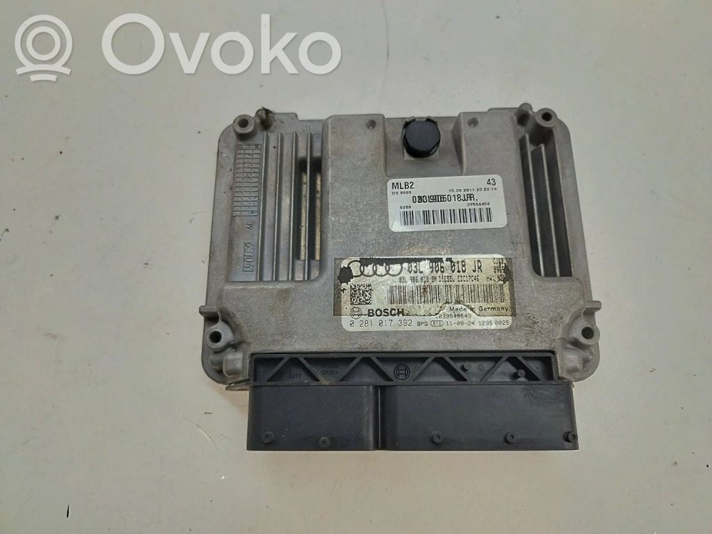 Audi A4 S4 B8 8K Engine control unit/module 
