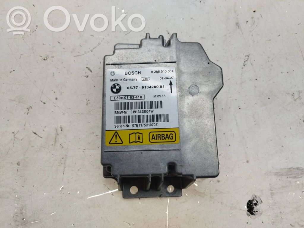 Unidad de control/módulo del Airbag   9134280,31913428001W,0285010064