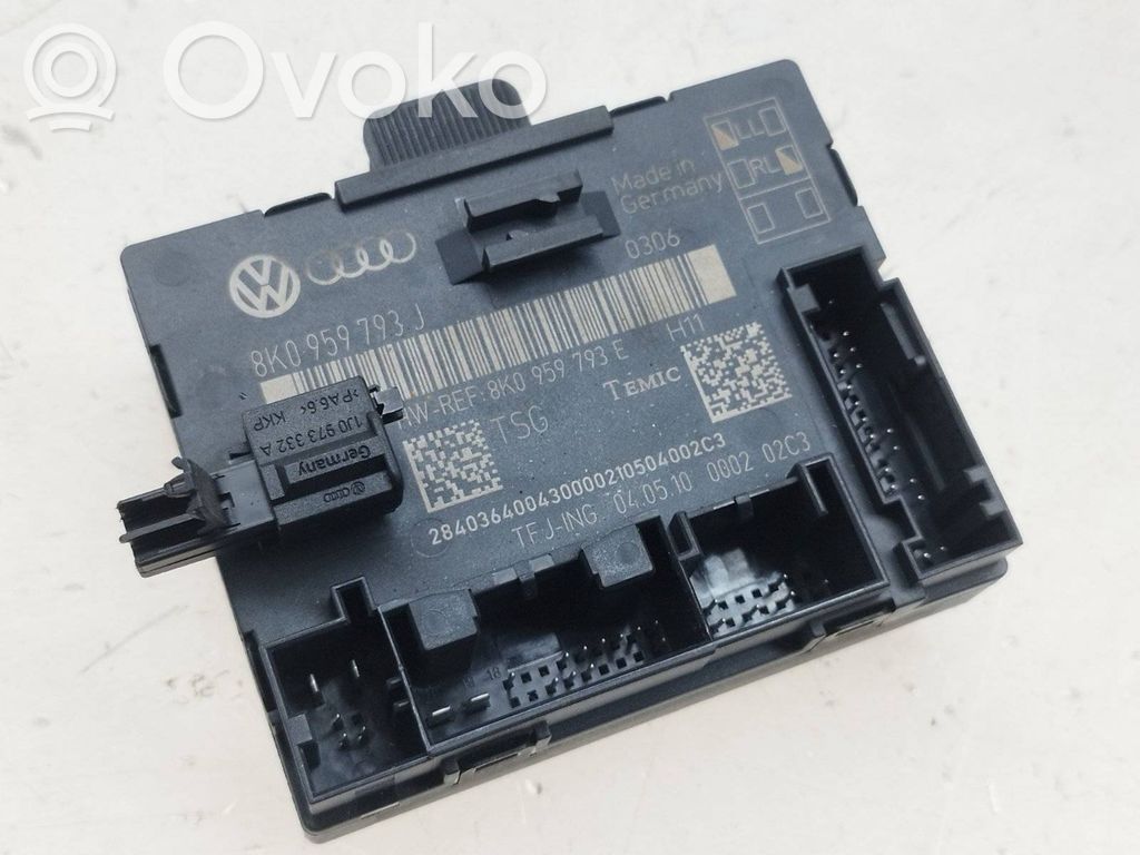 Audi A4 S4 B8 8K Door control unit/module 