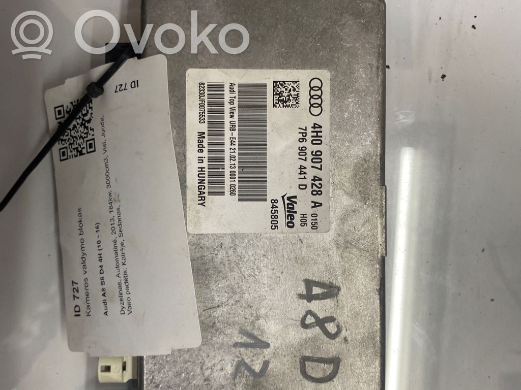 Audi A8 S8 D4 4H Camera control unit module 