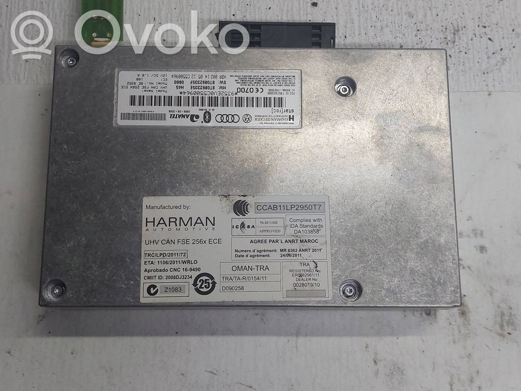 Audi A4 S4 B8 8K Bluetooth control unit module 