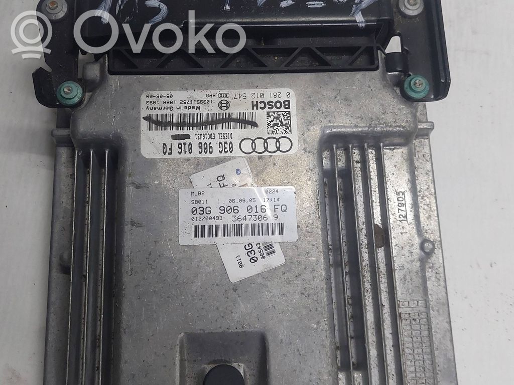 Audi A4 S4 B7 8E 8H Unitate/modul de control motor 