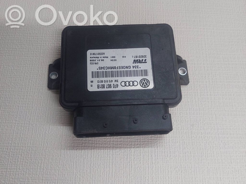 Audi A6 S6 C6 4F Module de commande de frein à main 