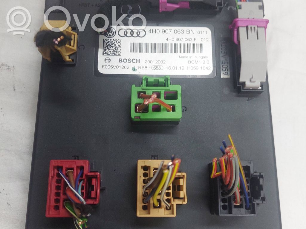 Moduł / Sterownik komfortu   4H0907063BN,4H0907063F,H0591042