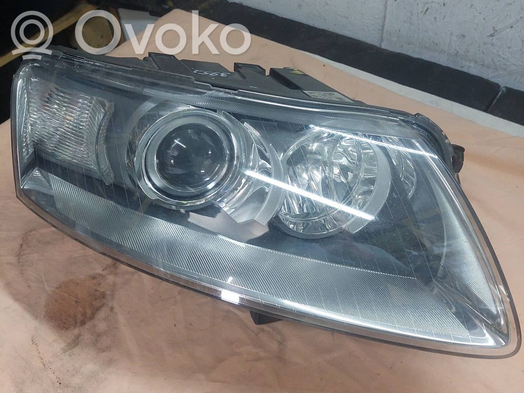 Audi A6 S6 C6 4F Lampa przednia 