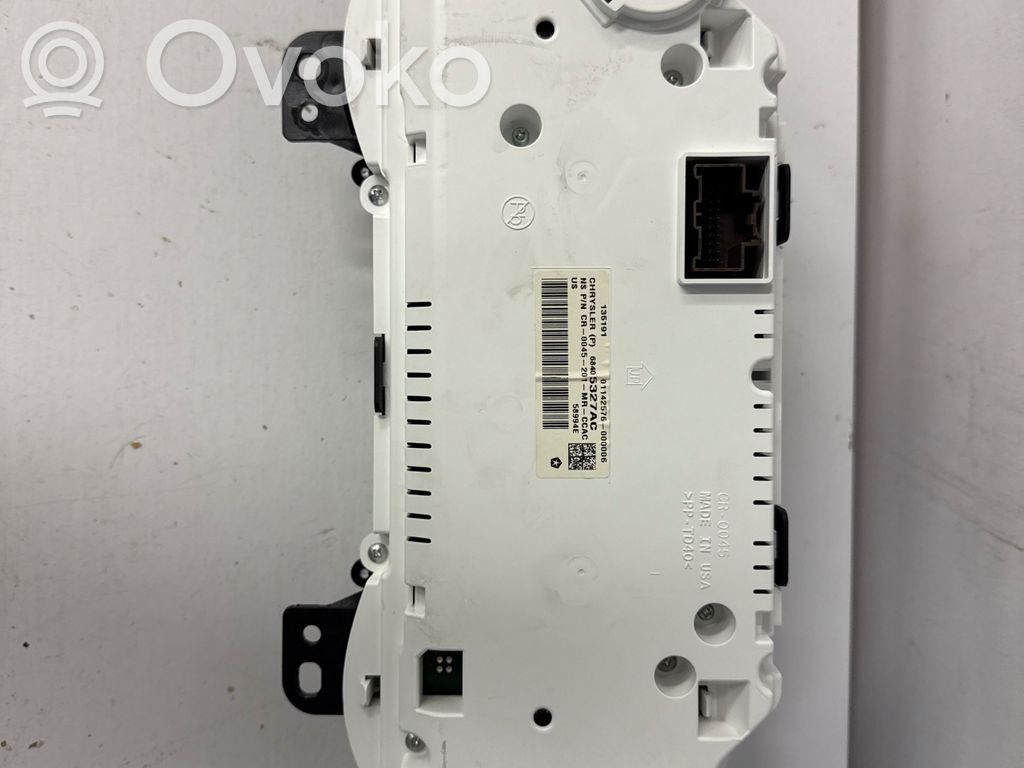 Chrysler Pacifica Speedometer (instrument cluster) 