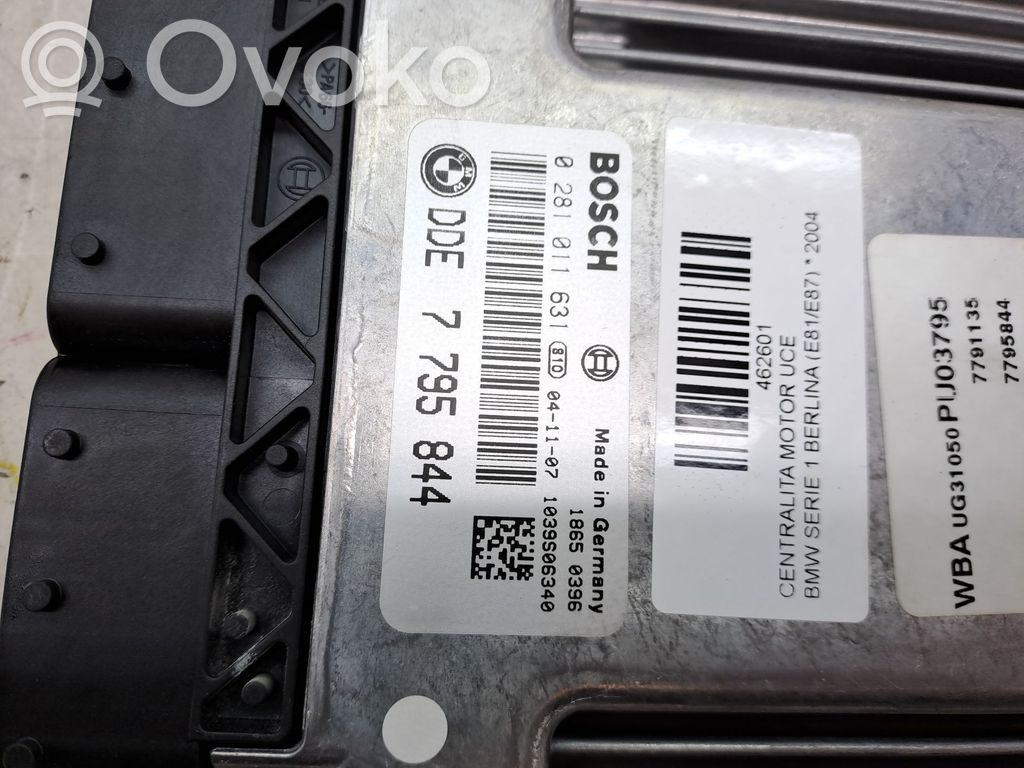 BMW 1 E81 E87 Motorsteuergerät ECU 