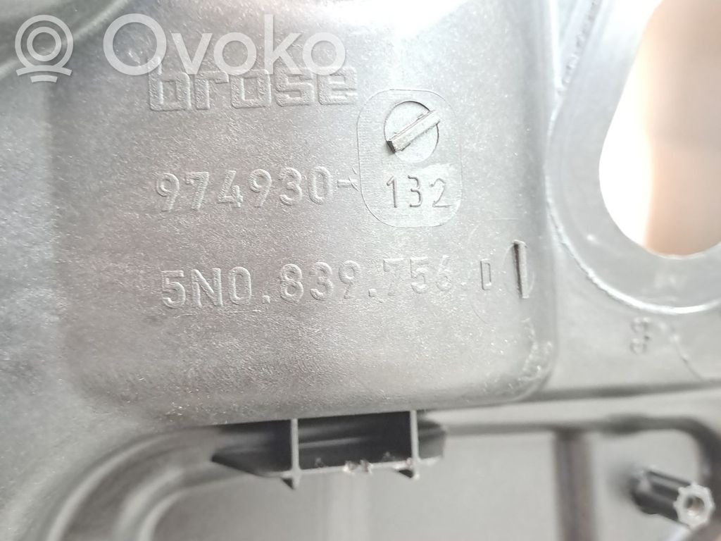 Regulador de ventanilla eléctrico de puerta delantera   5N0839730R,5N0839462A