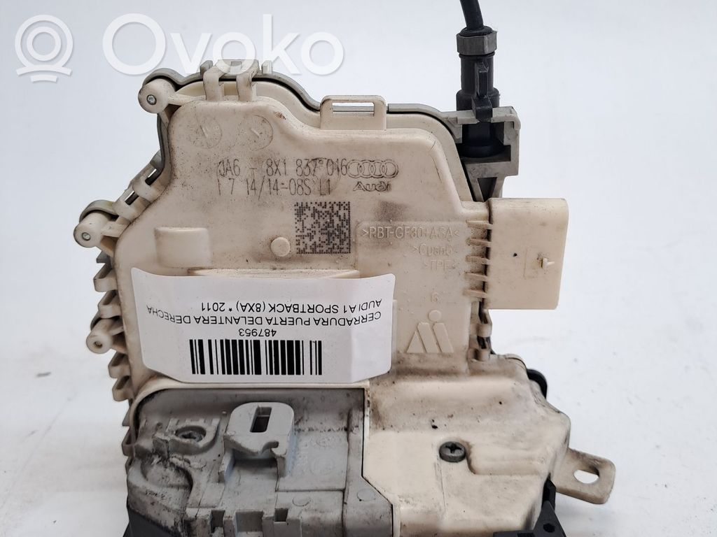 Zamek drzwi przednich   8X1837016
