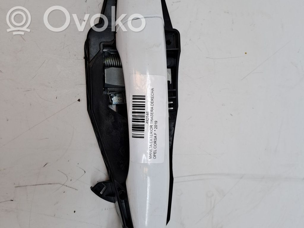 Opel Corsa F Mâner exterior ușă spate 