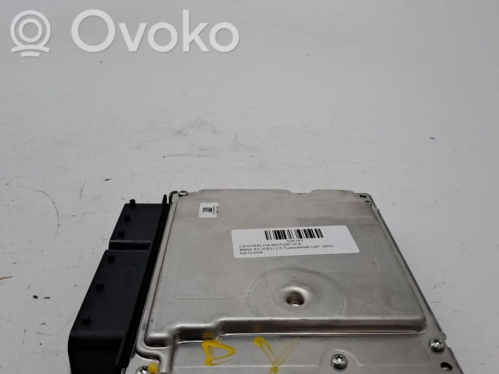 BMW X3 E83 Motorsteuergerät ECU 
