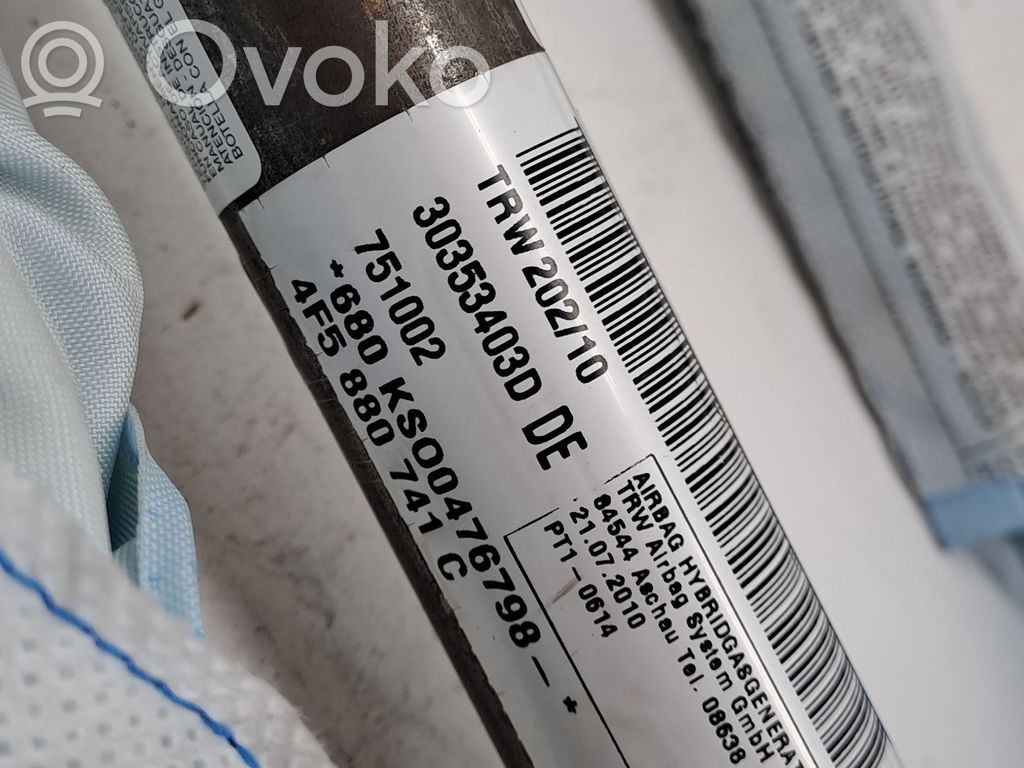 Audi A6 S6 C6 4F Airbag da tetto 