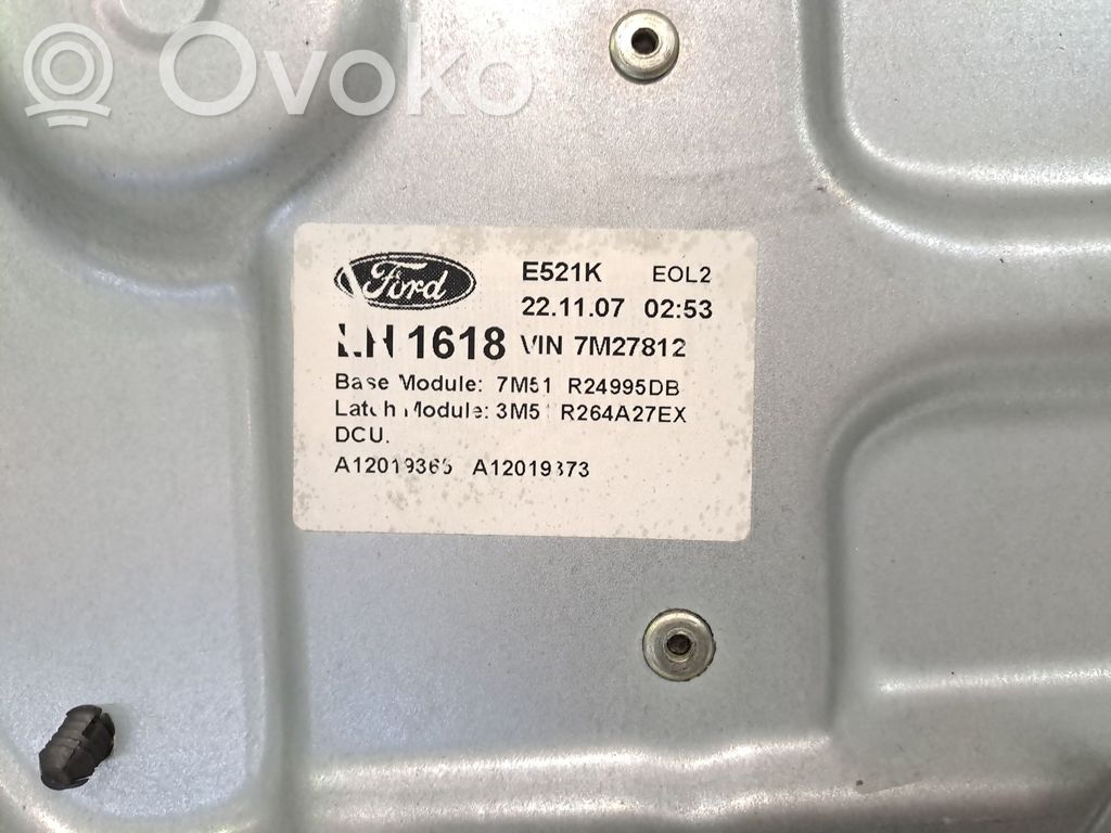 Regulador de ventanilla eléctrico de puerta delantera   1738647,3M51R264A27EX