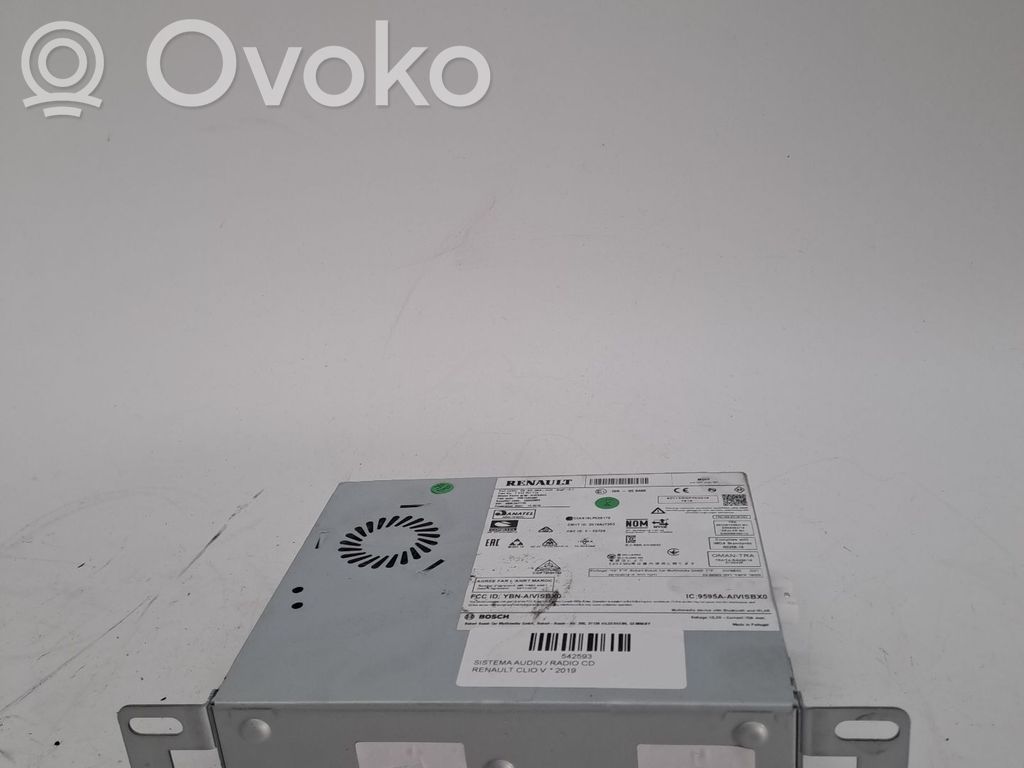 Renault Clio V Unitate principală radio/CD/DVD/GPS 