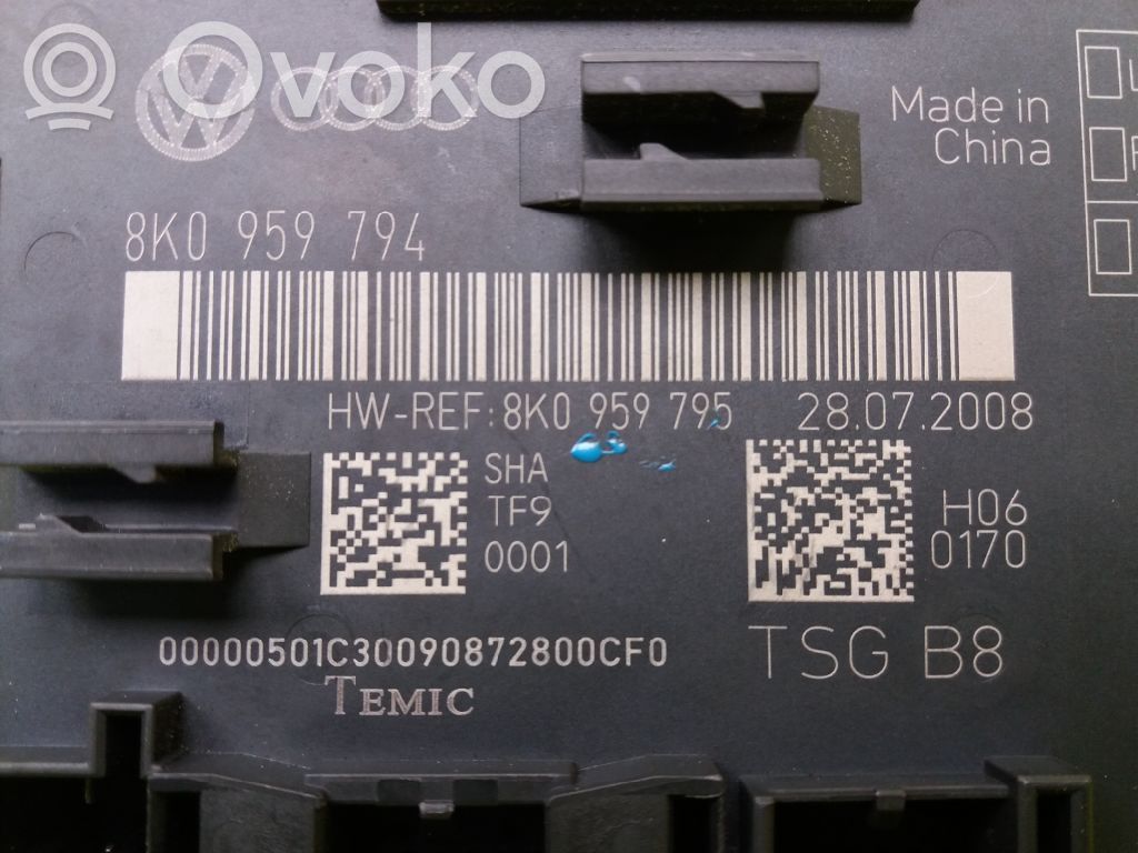 Audi A4 S4 B6 8E 8H Modul de control caroserie central 
