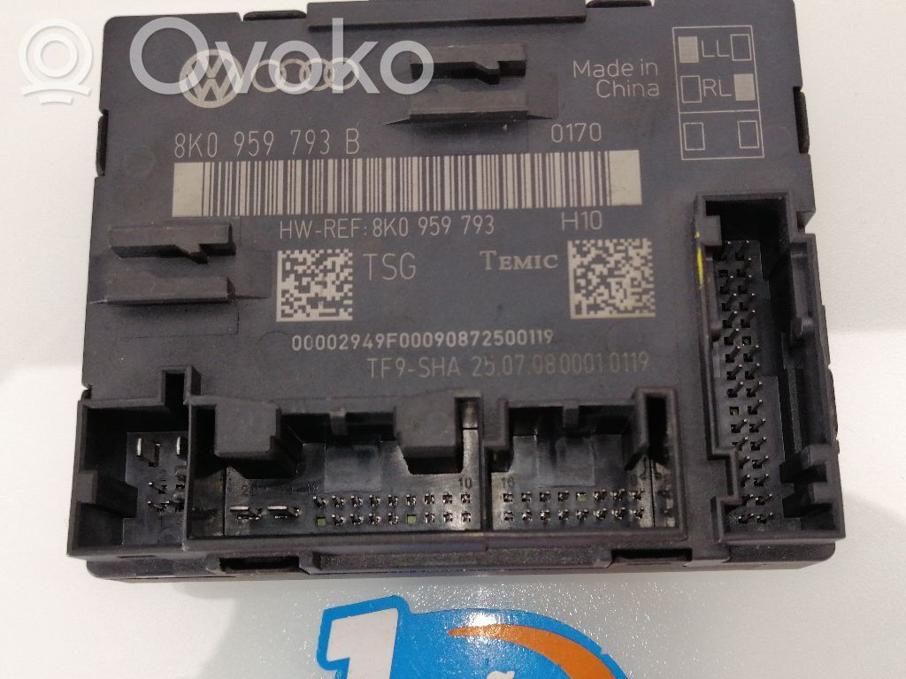 Modul de control caroserie central   8KO959793B
