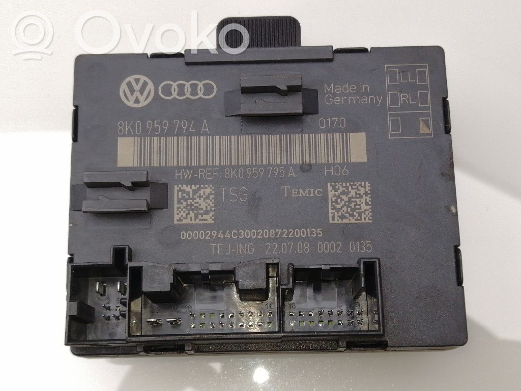 Audi A4 S4 B6 8E 8H Modulo di controllo del corpo centrale