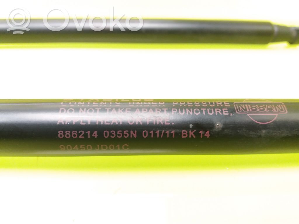 Nissan Qashqai+2 Tampone in gomma portellone posteriore/bagagliaio 