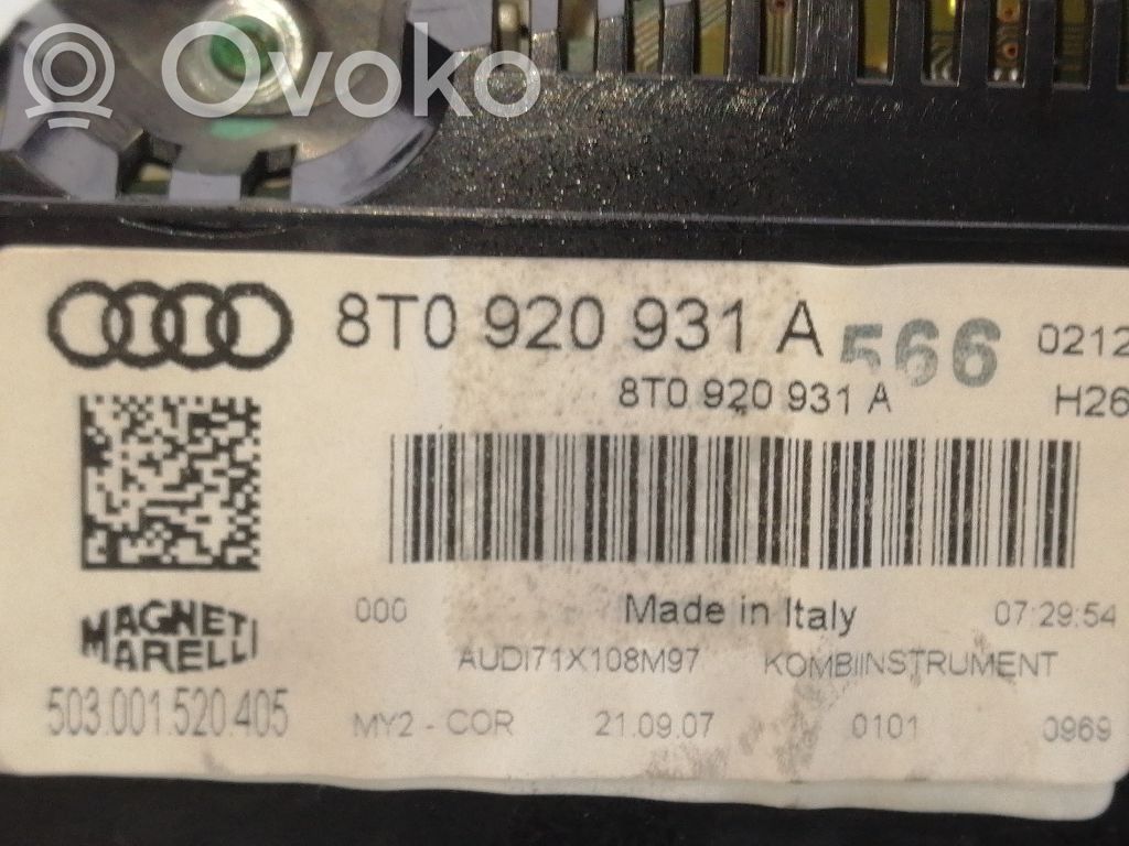Audi A5 8T 8F Vitezometru (grup de instrumente) 