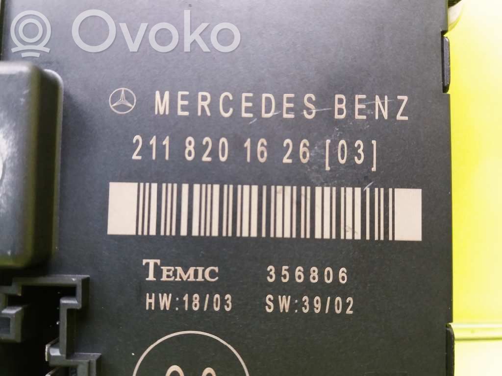 Mercedes-Benz E W211 Modulo di controllo del corpo centrale