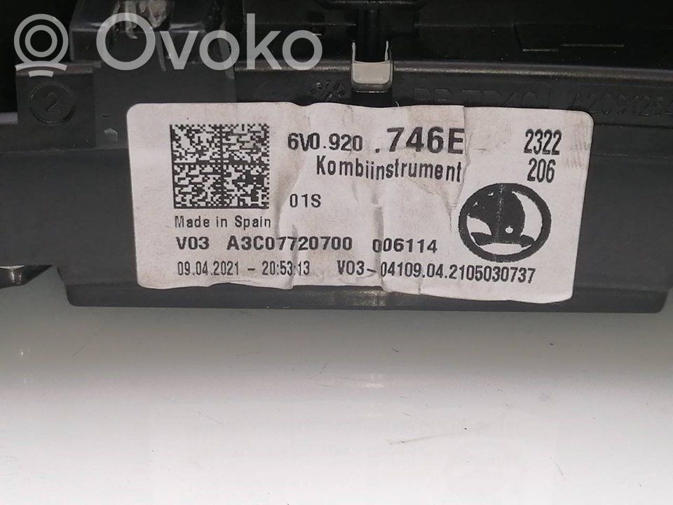 Skoda Fabia Mk1 (6Y) Licznik / Prędkościomierz 