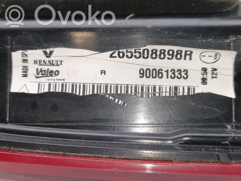 Lámpara de faros/luces traseros   265508898R