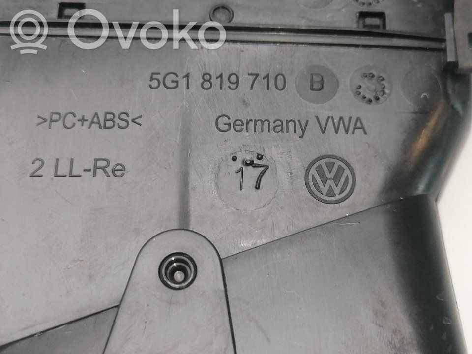 Volkswagen Golf VII Griglia di ventilazione centrale cruscotto