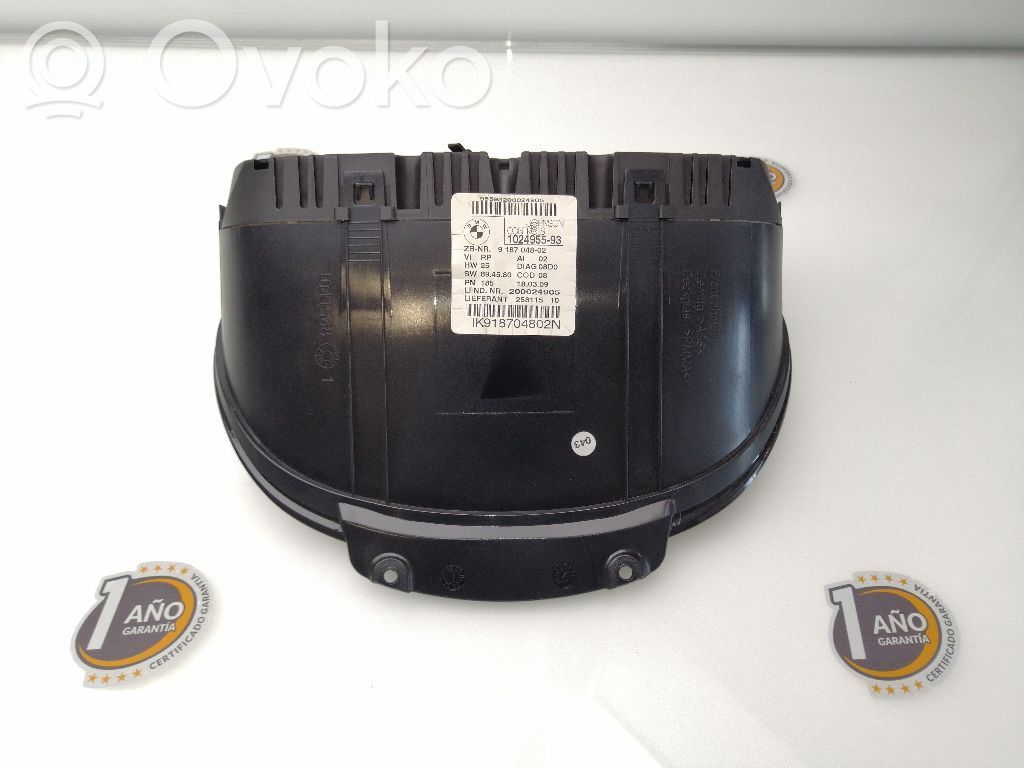 BMW 1 E82 E88 Spidometrs (instrumentu panelī) 