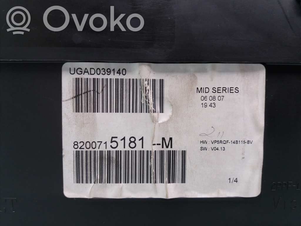 Renault Clio III Velocímetro (tablero de instrumentos) 