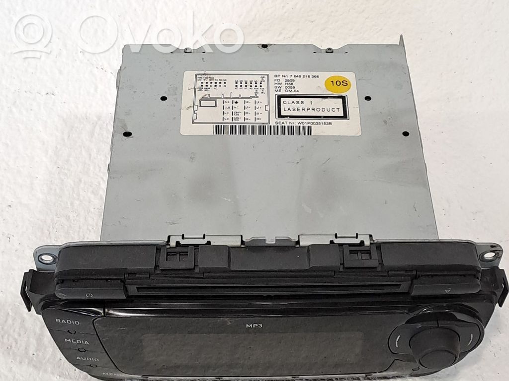 Seat Leon (1P) Unitate principală radio/CD/DVD/GPS 
