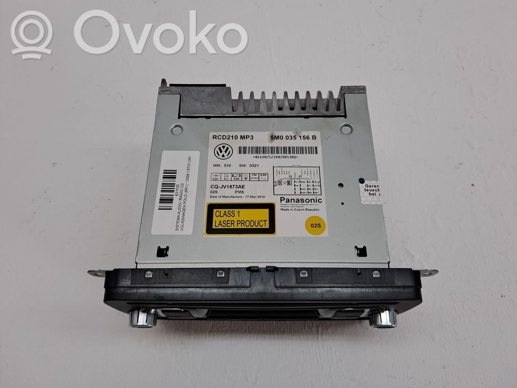 Volkswagen Polo V 6R Panel / Radioodtwarzacz CD/DVD/GPS 