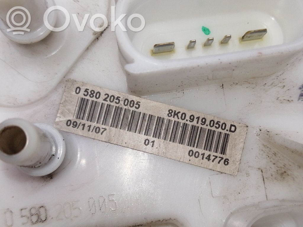 Bomba interna de combustible   8K0919050L,0580205005,8K0919050D