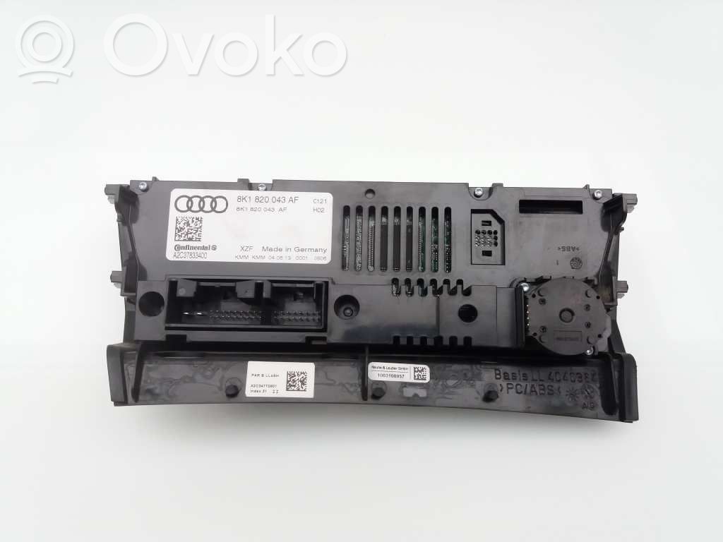 Audi A4 S4 B6 8E 8H Panel klimatyzacji 