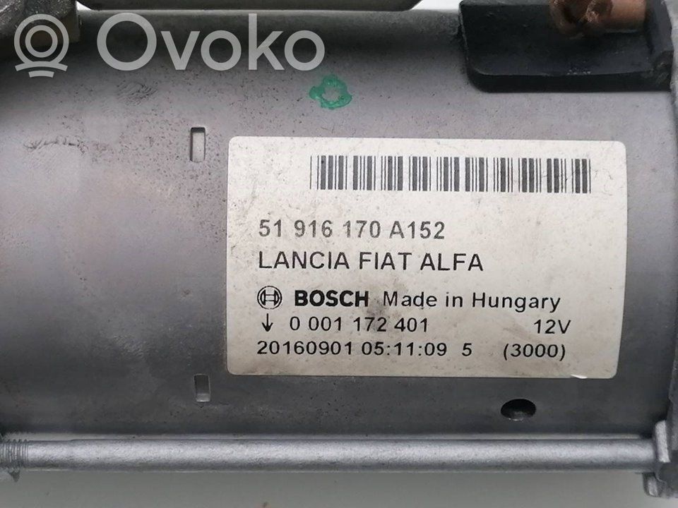 Motor de arranque   51916170A152,51916170,0001172401