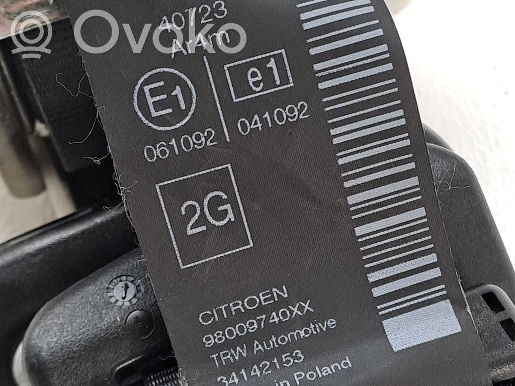 Saugos diržas galinis   98009740XX,34142153