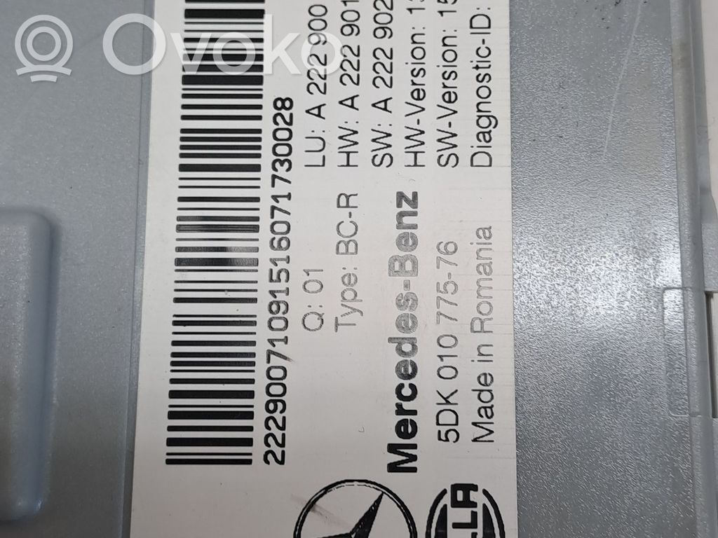 Mercedes-Benz C AMG W205 Modulo di controllo del corpo centrale