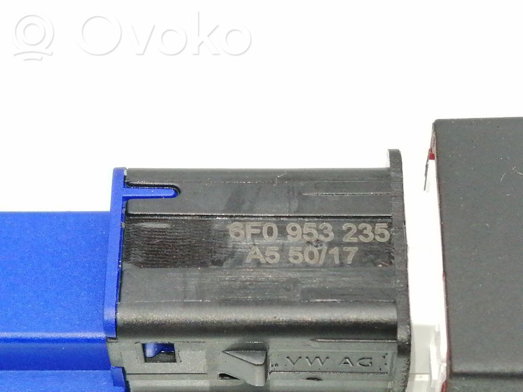 Botón interruptor de luz de peligro   6F0953235